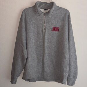 Vintage Roots Athletics Vancouver 1/4 Zip Sweatshirt Size Large